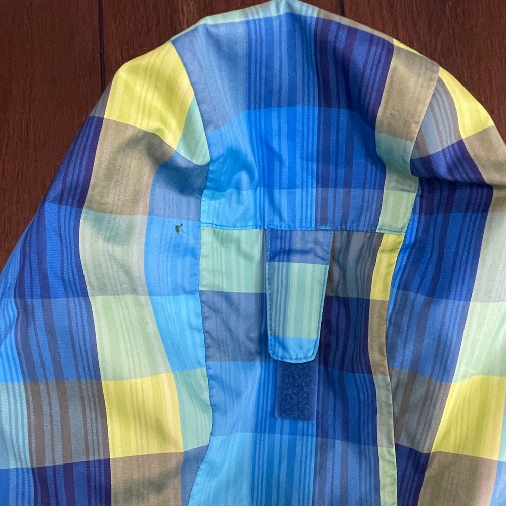 Columbia Silver Ridge plaid light rain jacket, large - Picture 5 of 7
